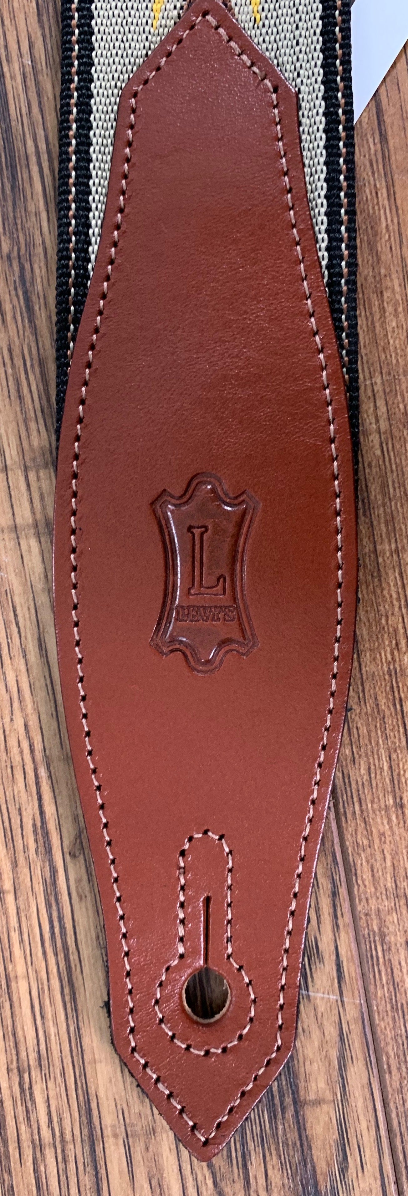 Levy's MSSN80-Tan 2" Polypropylene/jacquard Weave Guitar Strap