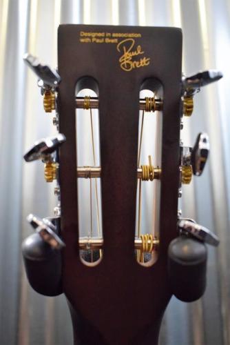 Vintage Viator VTR800PB-USB Paul Brett Travel Acoustic Electric Guitar & Bag #33