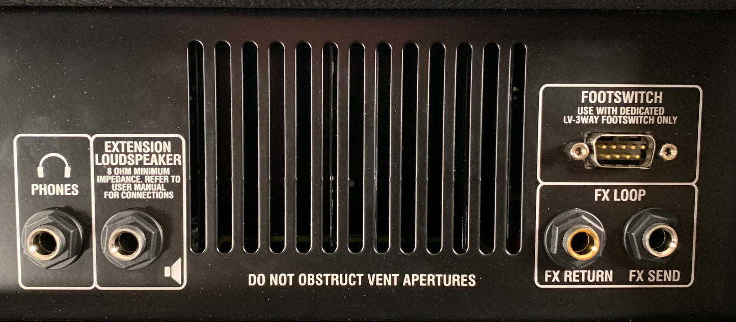 Laney LV200 1x12" 3 Channel 65 Watt Tube Preamp Reverb Guitar Amplifier Combo