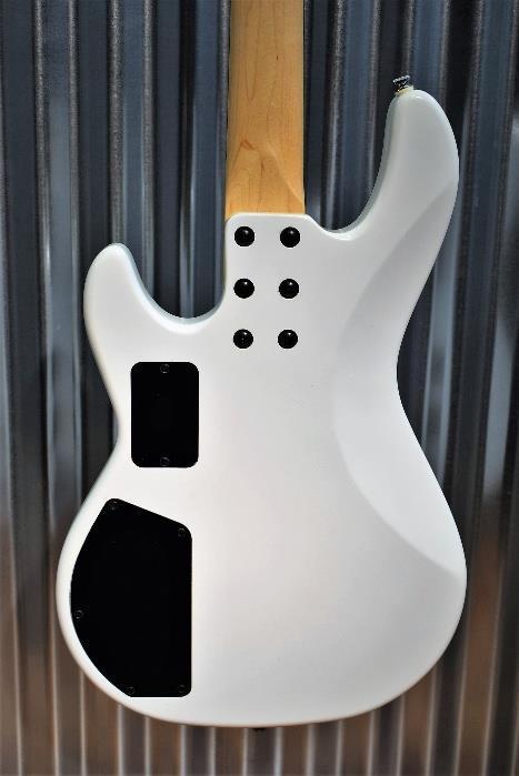 G&L Tribute M-2000 GTB 4 String Carved Top Gloss White Bass & Case M2000 #6247