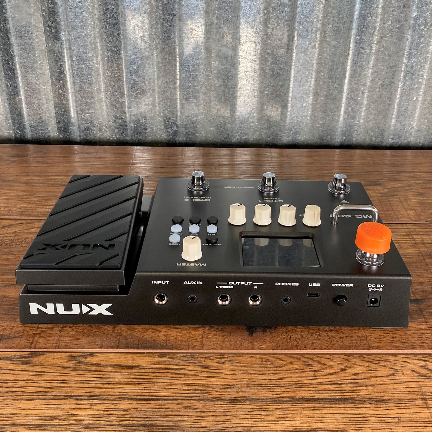 NUX MG-400 Dual DSP Multi-Fx Processor Guitar and Bass Multi Effect Pedal