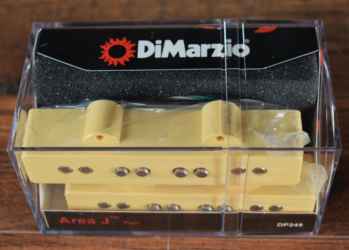 DiMarzio DP249 Area J Pair Bridge & Neck Set Bass Pickups DP249CR Cream