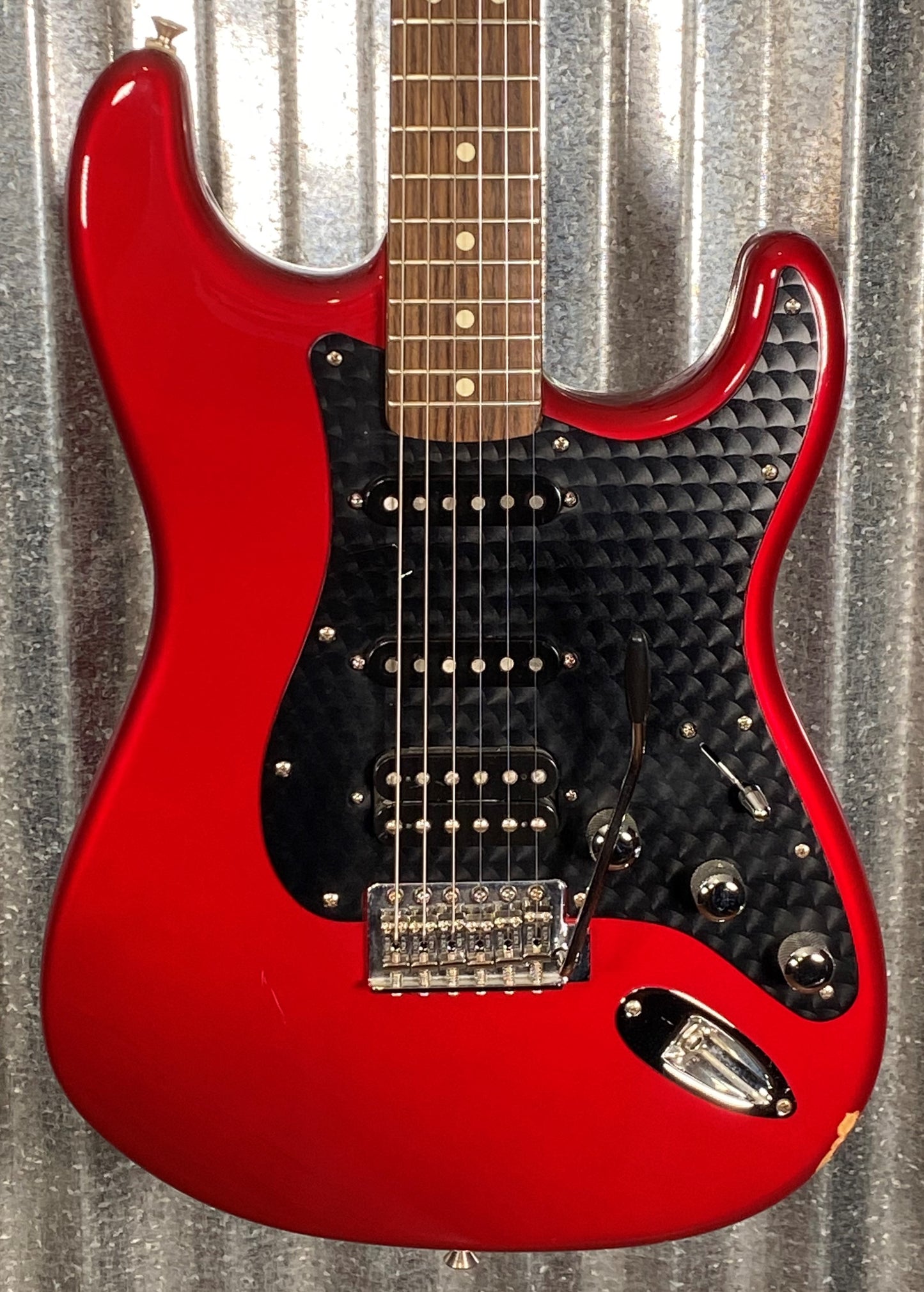Fender MIM 2007 HSS Stratocaster Candy Apple Red Metallic Guitar #5463 Used