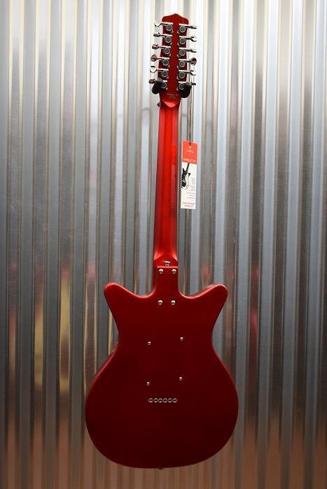 Danelectro '59 Vintage 12 String Red Metallic Semi Hollow Electric Guitar #7492