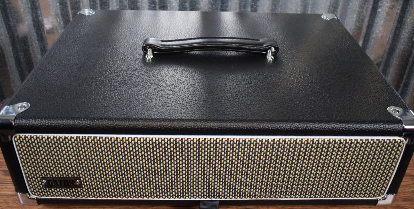 Gator Cases GR-RETRORACK-2BK 2 Space Guitar & Bass Amplifier/Effects Rack Case Black