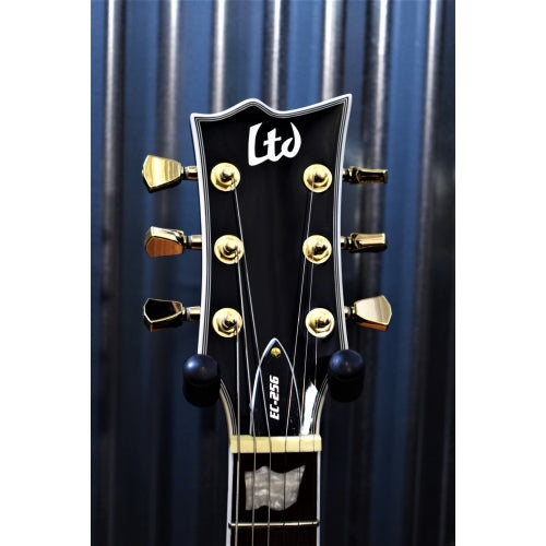 ESP LTD EC-256 EC Series Gloss Black Gold Hardware Guitar LEC256BLK #0656