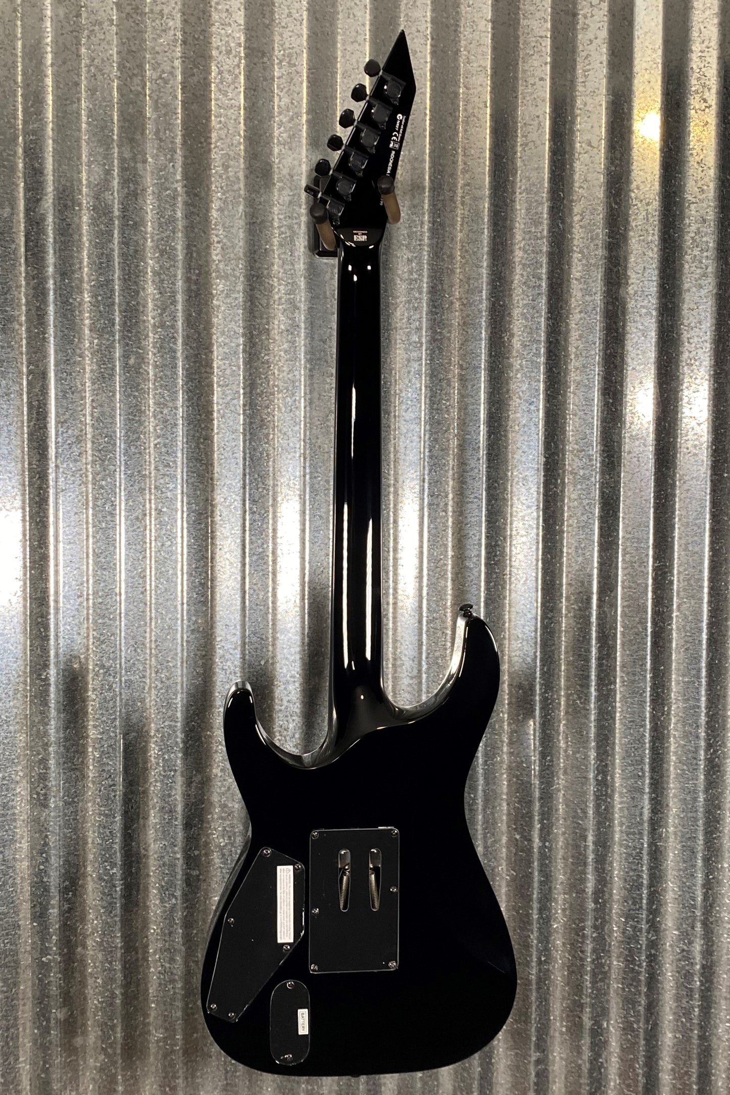 ESP LTD KH-602 Kirk Hammett Black Guitar & Case LKH602 #1599 Used