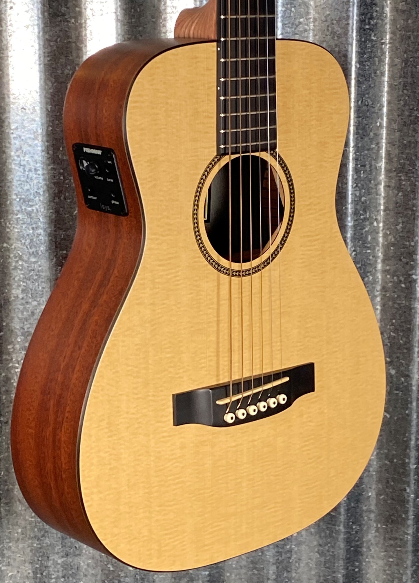 Martin LXME Little Martin Natural Acoustic Electric Travel Guitar & Bag #0787 Used