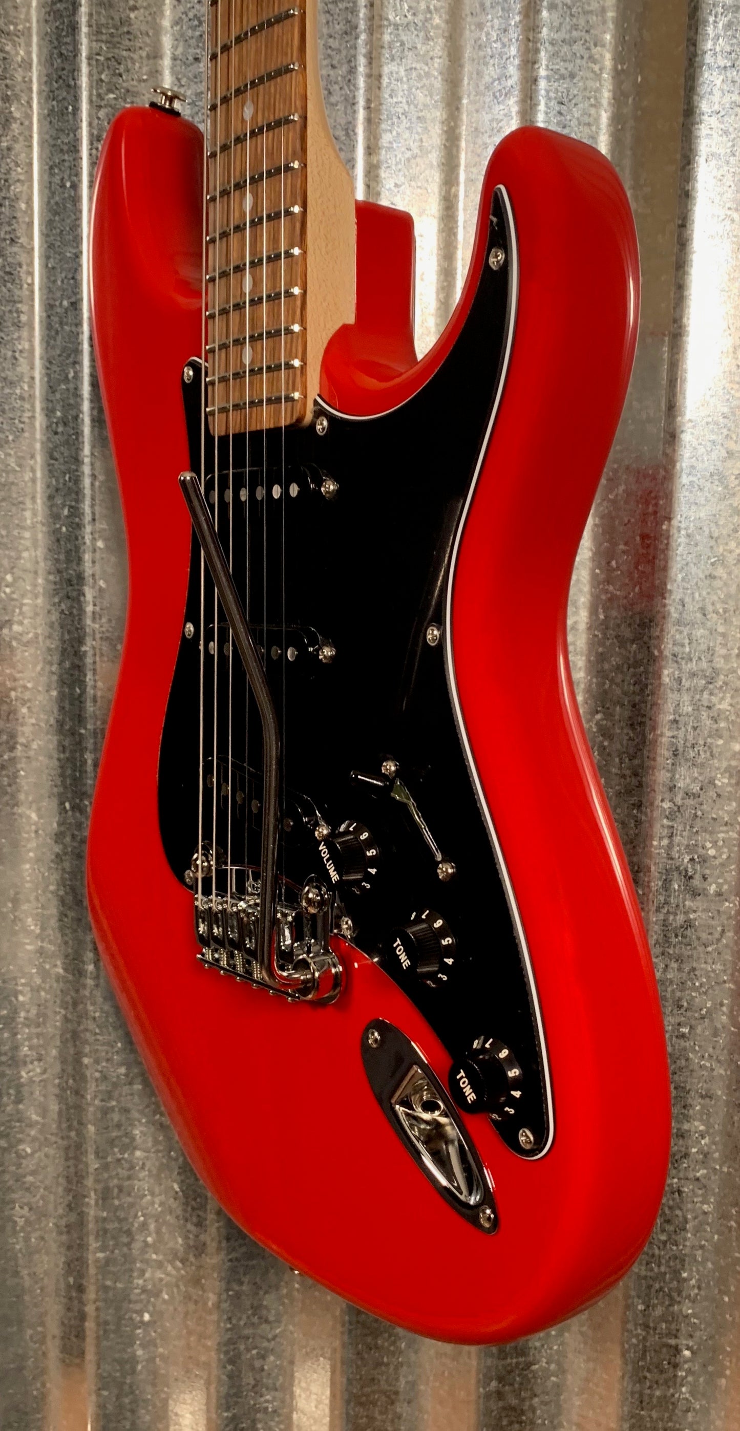 G&L USA Fullerton Custom Legacy Rally Red Guitar & Case 2018 #1036
