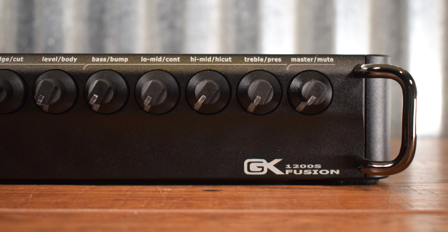 Gallien-Krueger GK Fusion S 1200 Watt Bass Amplifier Head Demo