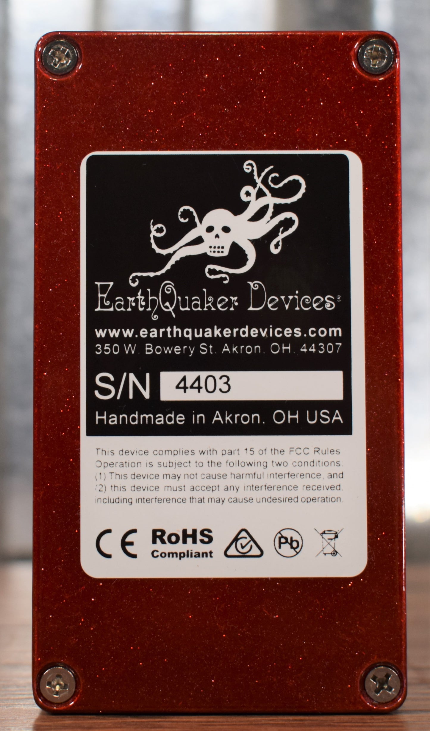 Earthquaker Devices EQD Grand Orbiter Phase Machine V3 Guitar Effect Pedal