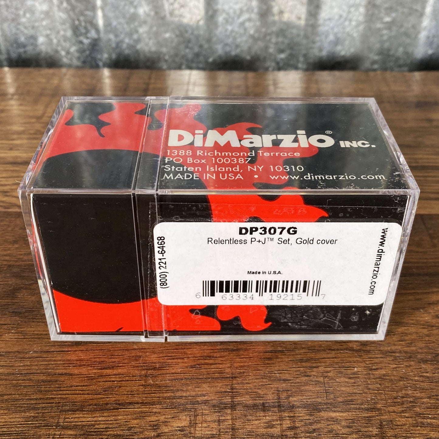 DiMarzio DP307G Billy Sheehan Relentless PJ Precision Jazz Bass Pickup Set Gold