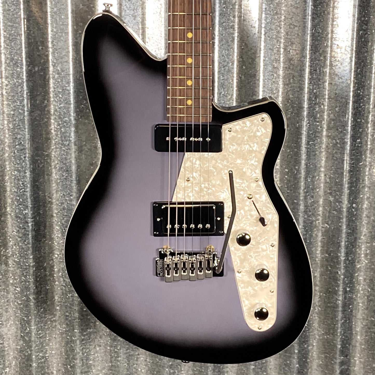 Reverend Double Agent W Periwinkle Burst Guitar #58774-2 B Stock