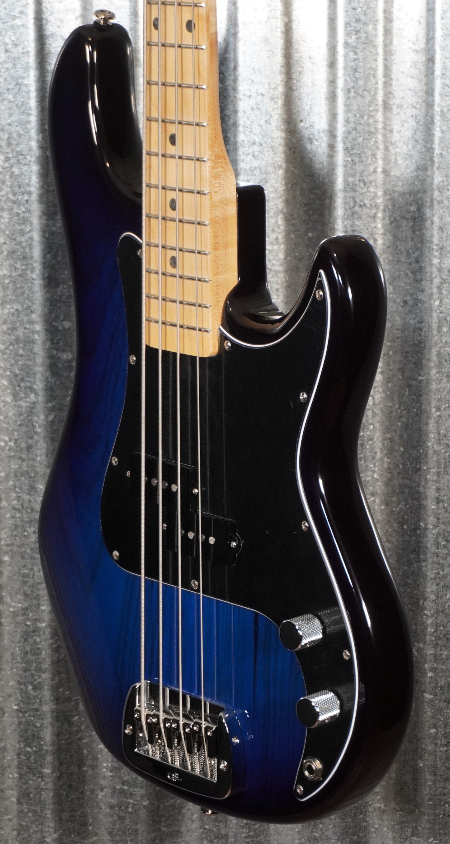 G&L USA LB-100 Blueburst Maple 4 String Bass & Case #2172
