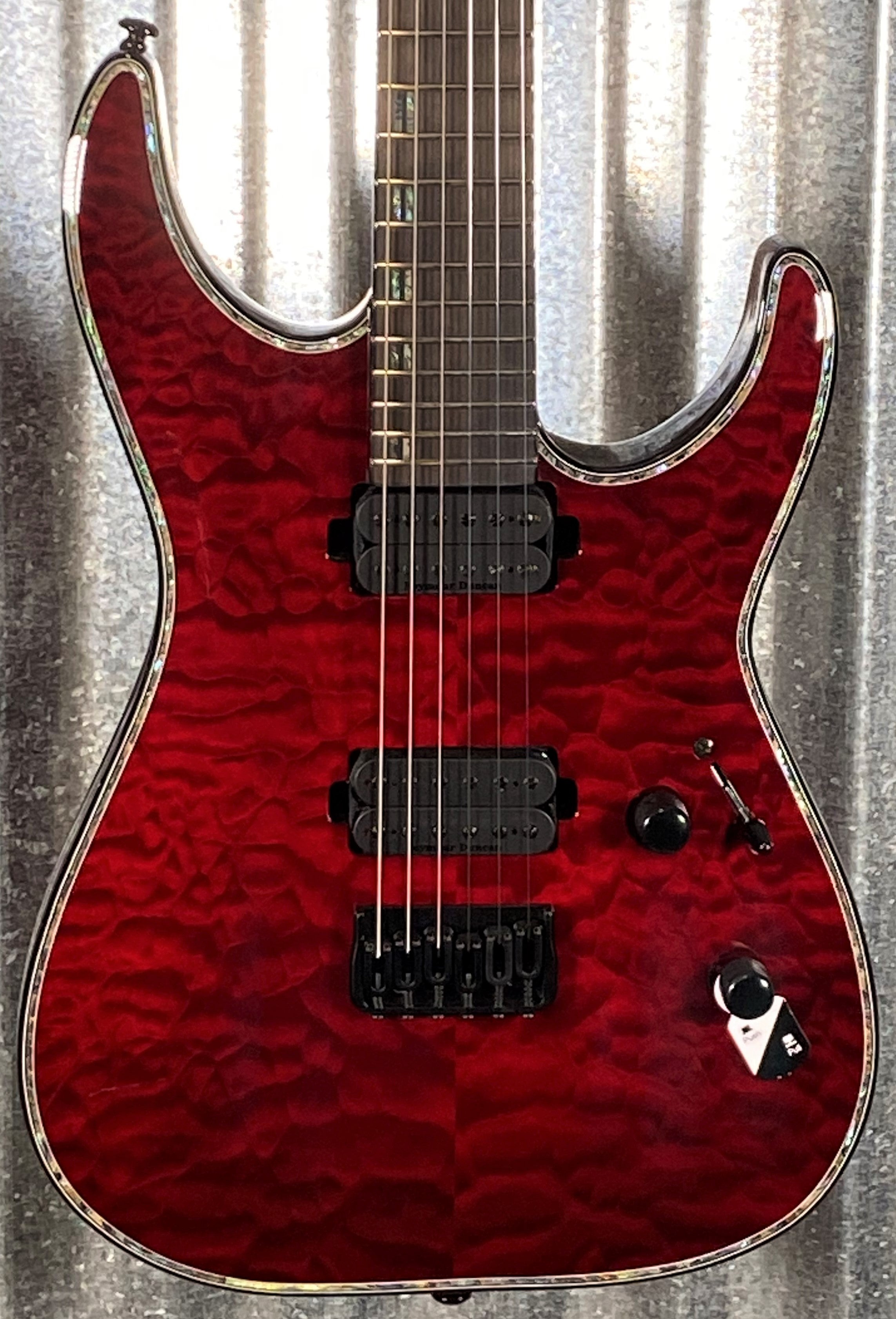 ESP LTD H-1001 See Thru Black Cherry Seymour Duncan Guitar