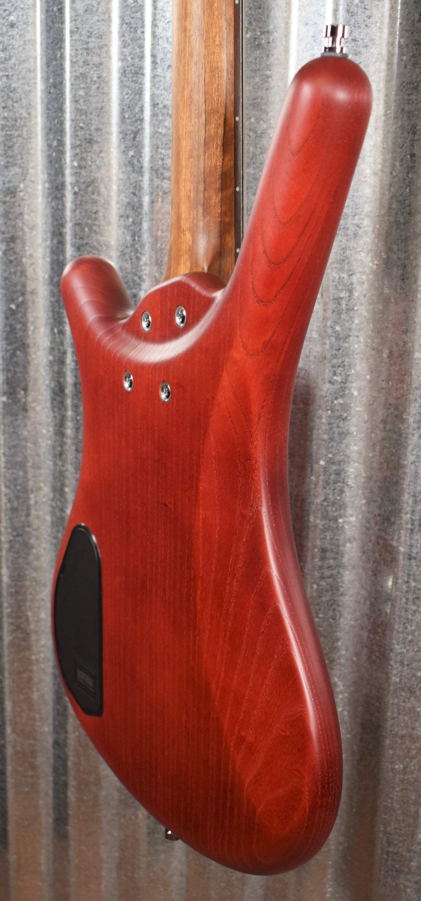 Warwick German Pro Series Corvette $$ Double Buck Burgundy 4 String Bass & Bag #3519