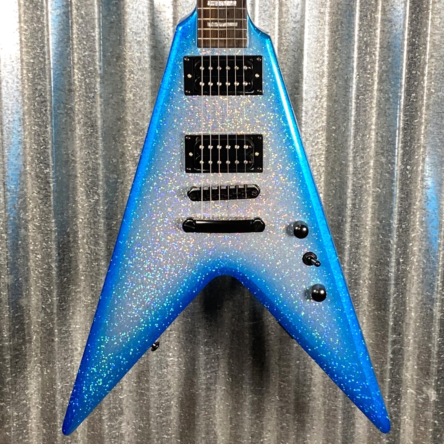 Westcreek Cerberus V Stardust Blue Guitar #0165 Used