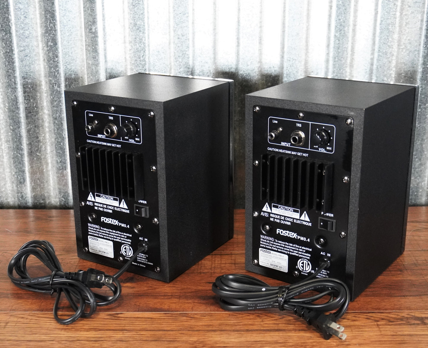Fostex PMO.4 Studio Monitor Pair Used