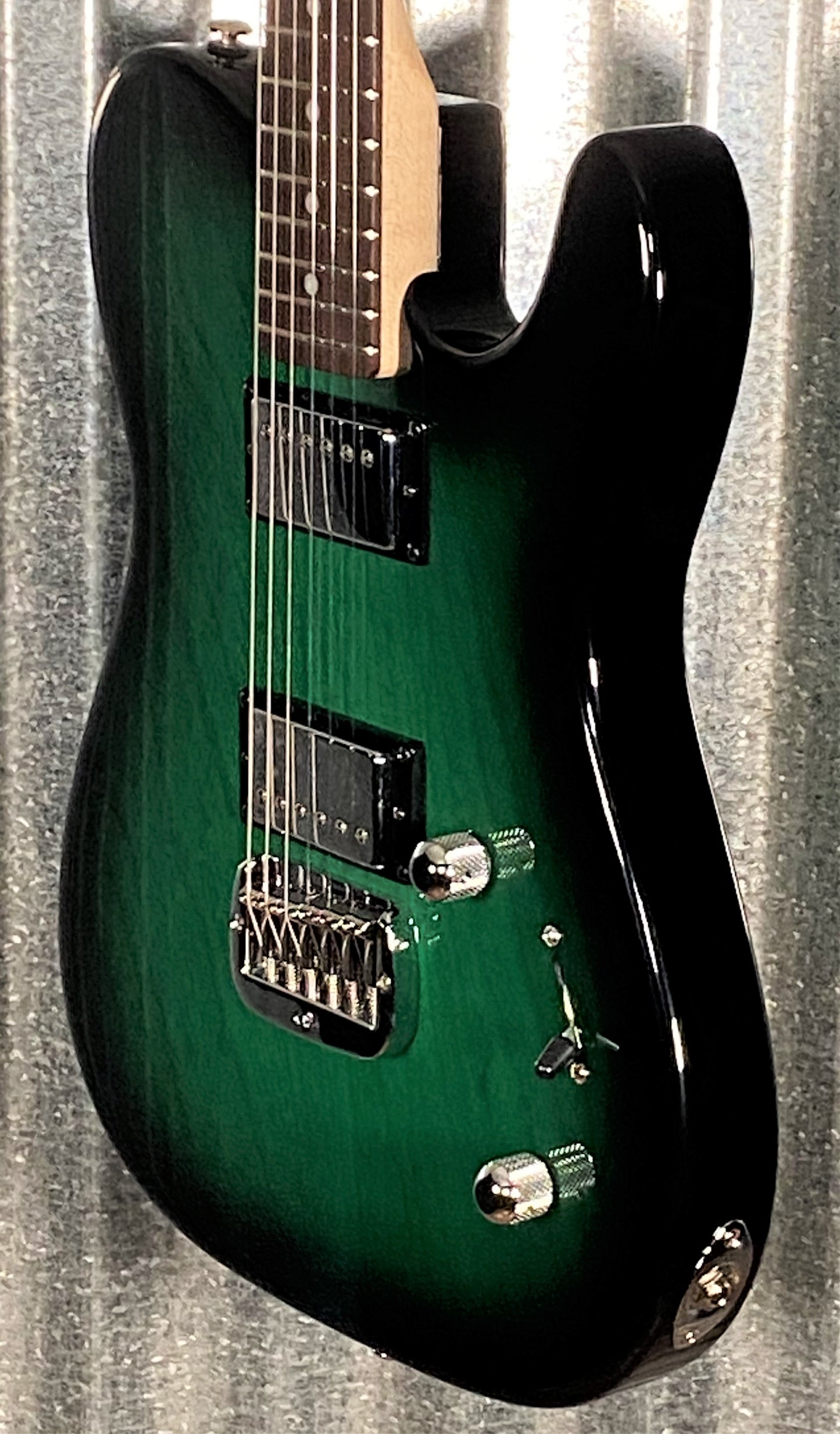 G&L USA ASAT HH RMC Greenburst Guitar & Case #5063