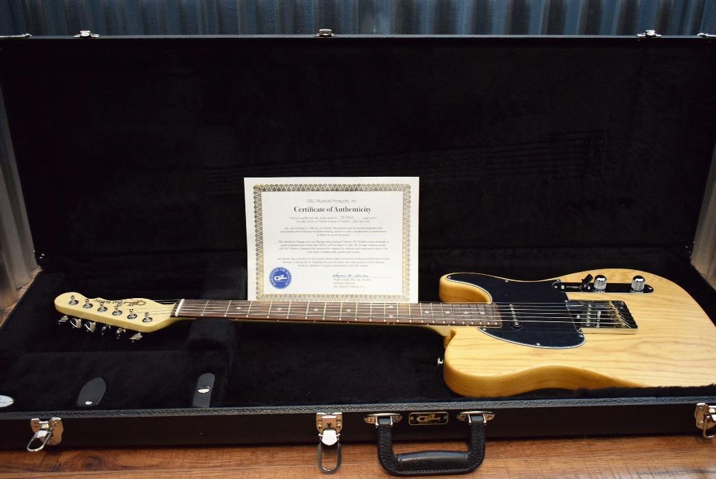 G&L Guitars USA ASAT Classic Vintage Natural Frost Electric Guitar & Case 2016 #8024
