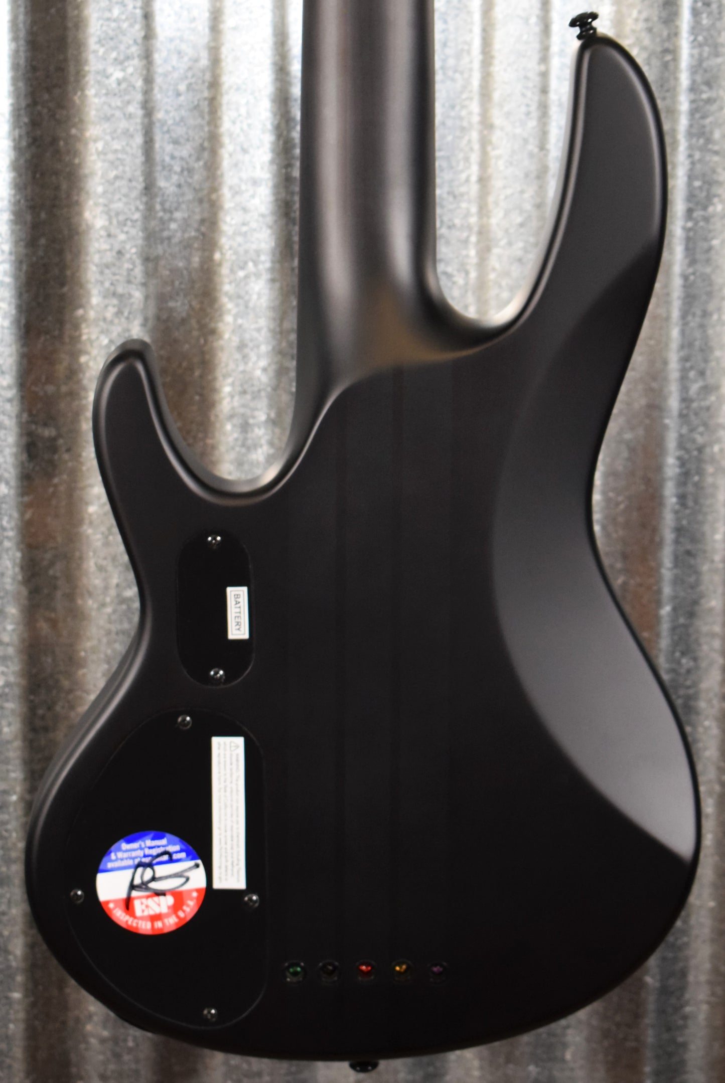 ESP LTD D-5 Black Natural Burst Satin 5 String Bass LD5BPBLKNBS #0994