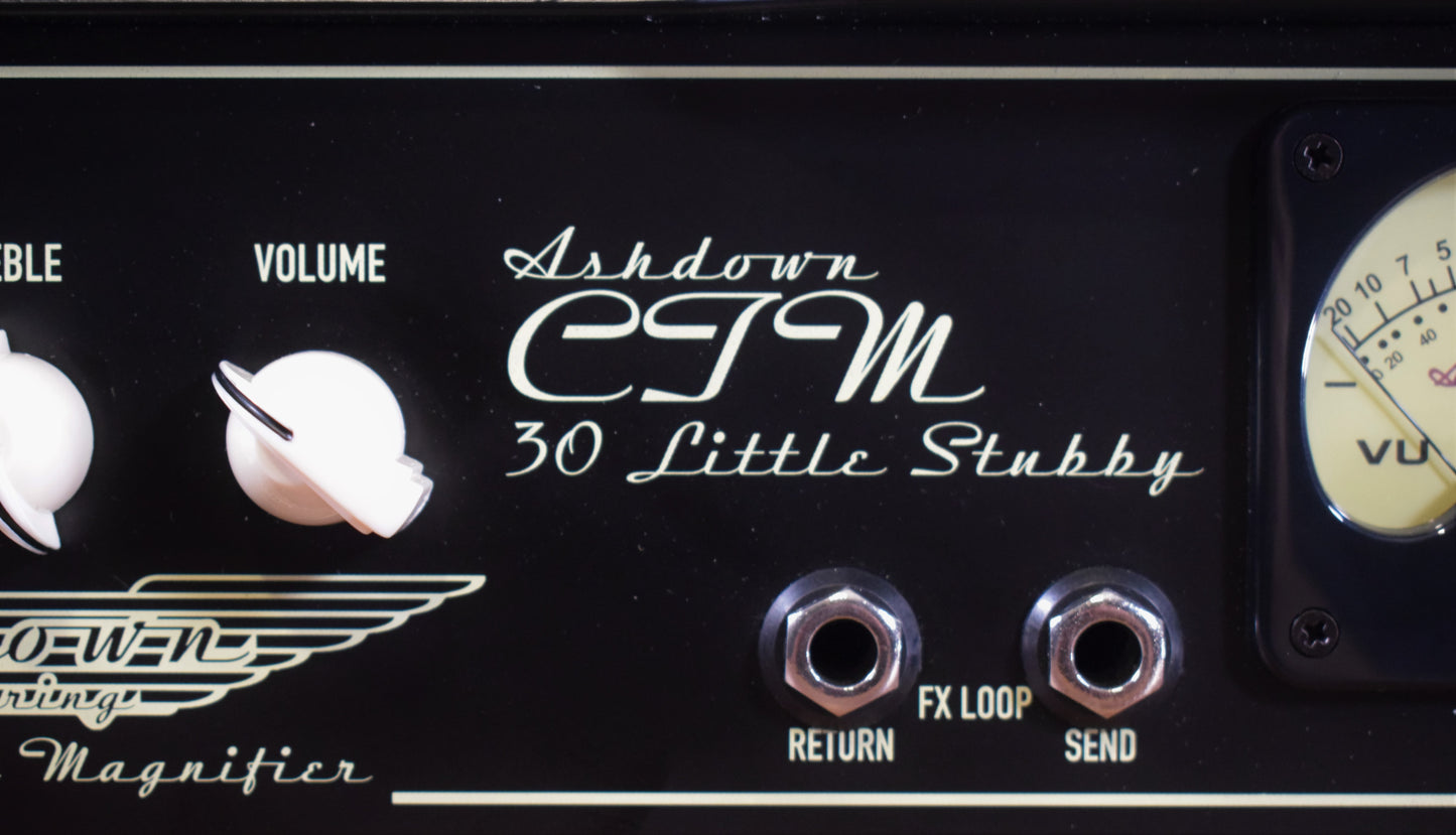 Ashdown Engineering CTM-30 Little Stubby 30 Watt All Tube Bass Head Amplifier Demo