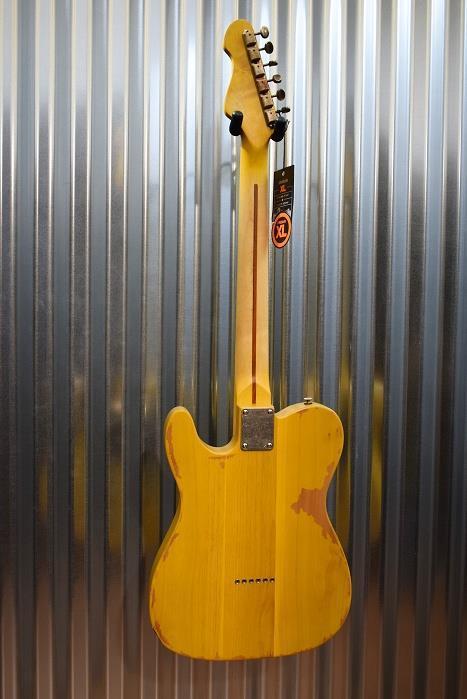 Vintage Guitars Icon V52MR Distressed Butterscotch Tele Guitar & Case
