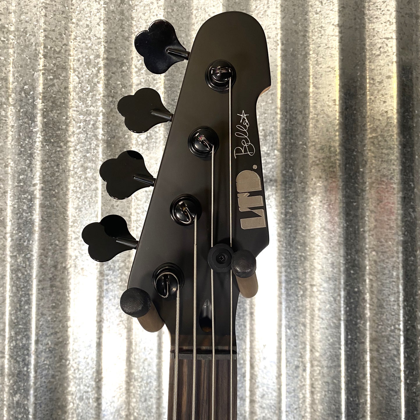 ESP LTD FBJ-400 Frank Bello 4 String Bass EMG PJ Black Satin #0456 Used