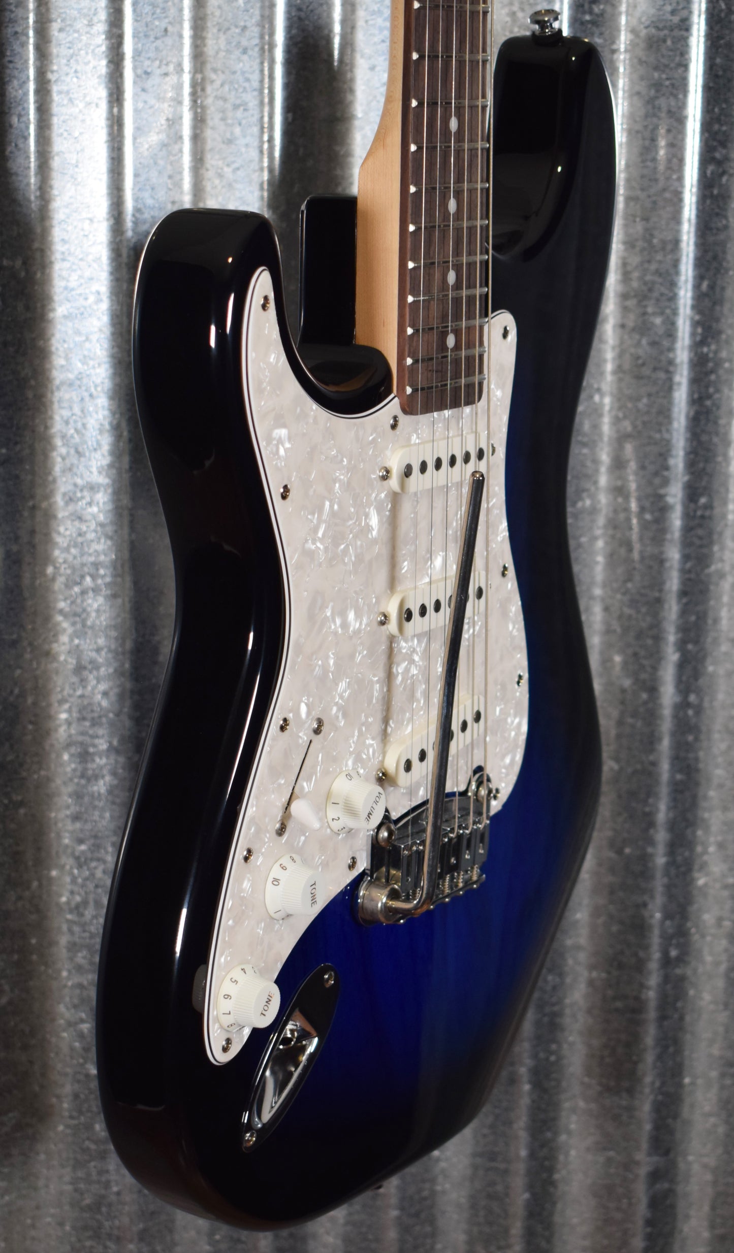 G&L Tribute Legacy Blueburst Satin Neck Guitar Left Hand #2133 Used