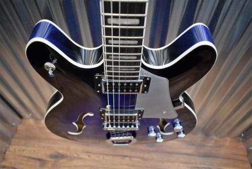 Hagstrom Super VIking SUVIK-DBS Dark Baltic Sea Semi-Hollow Guitar #625