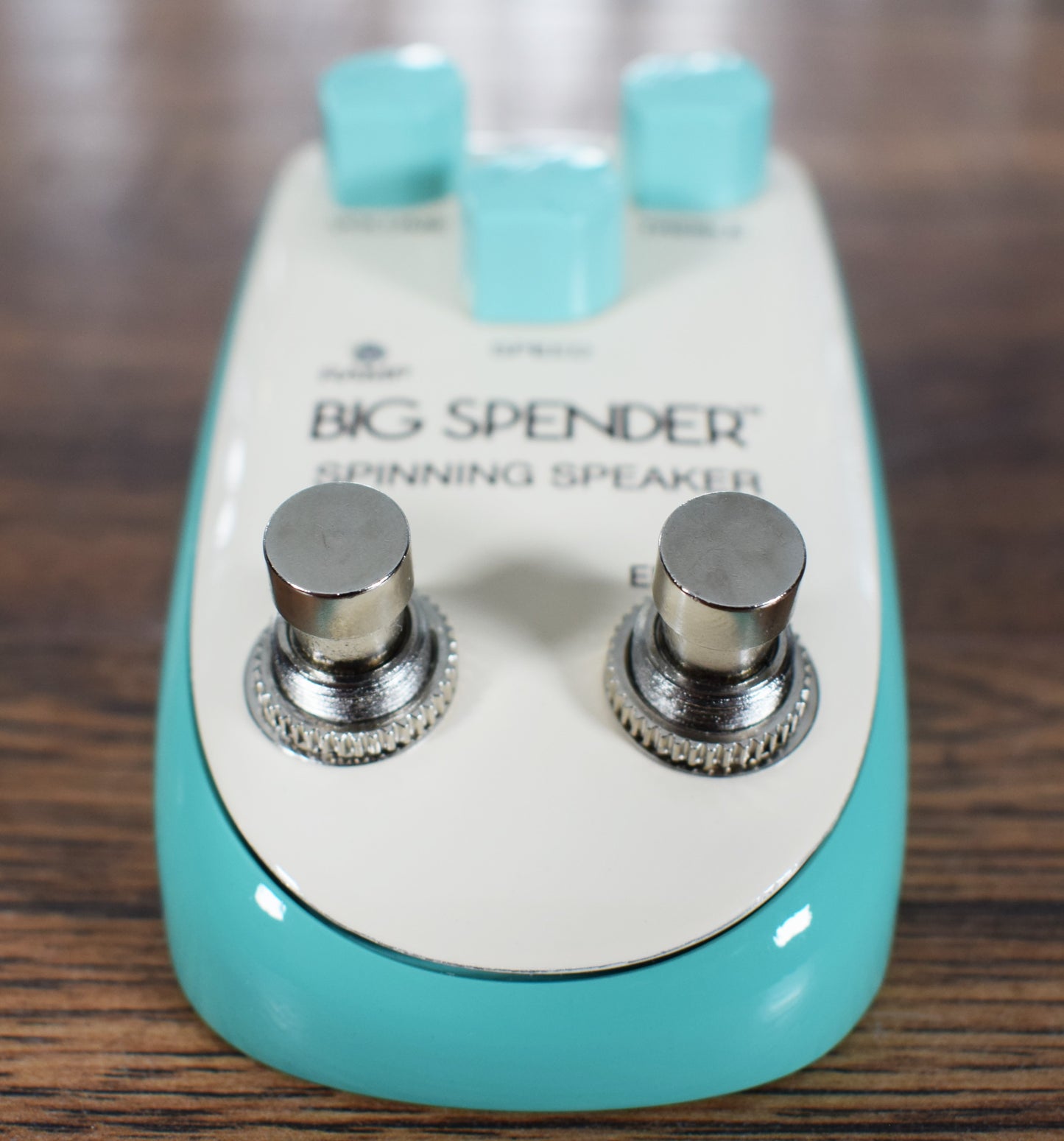 Danelectro Billionaire BK-1 Big Spender Spinning Speaker Guitar Effect Pedal Demo #1