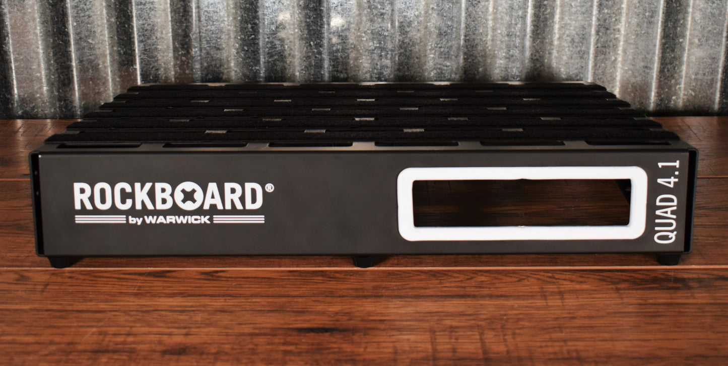 Warwick Rockboard Quad 4.1 A Guitar Effect Pedalboard & ABS Case Demo