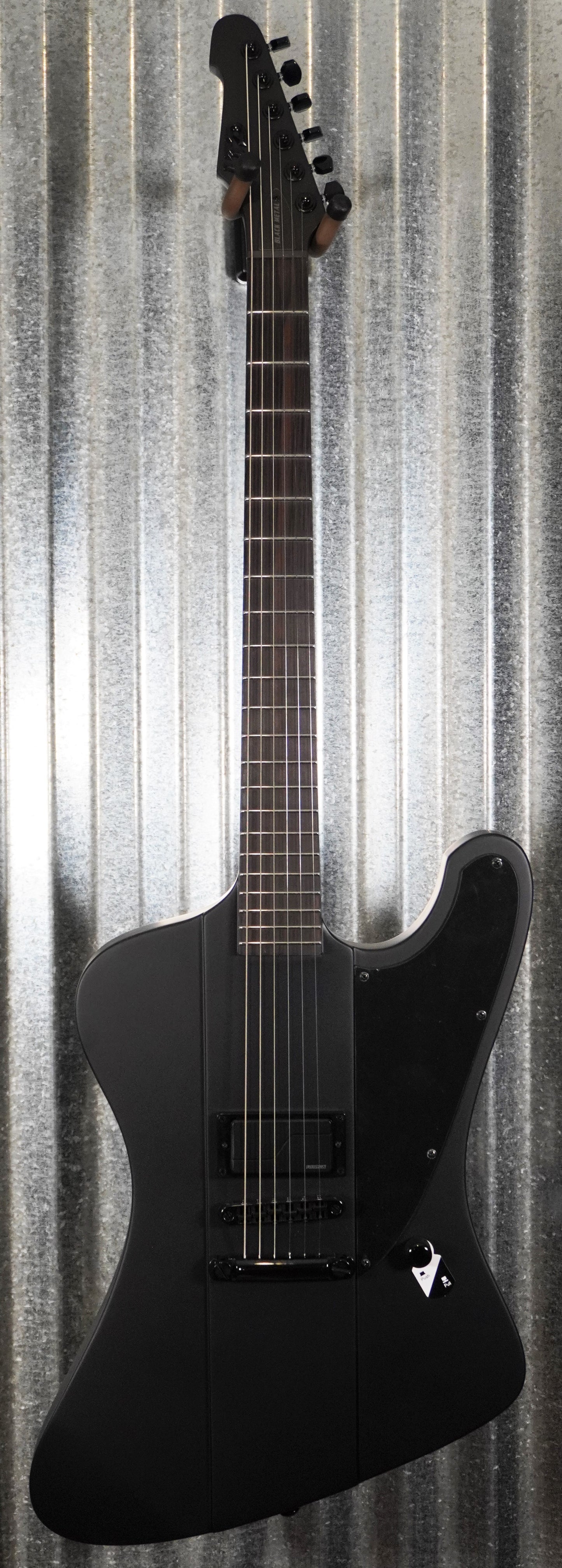 ESP LTD Phoenix Black Metal Guitar LPHOENIXBKMBLKS #2942