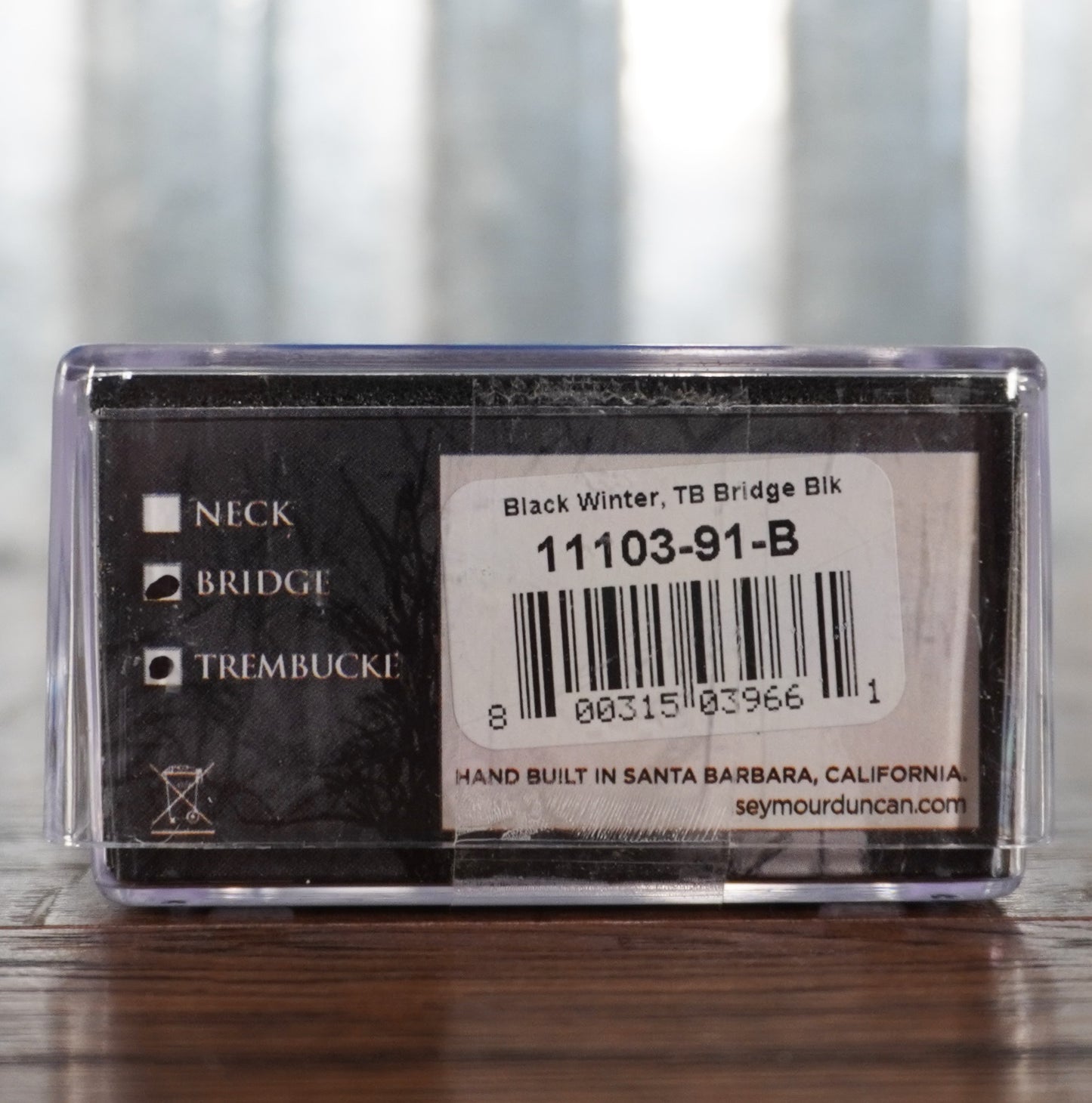 Seymour Duncan Black Winter TB Trembucker Humbucker Bridge Guitar Pickup Black