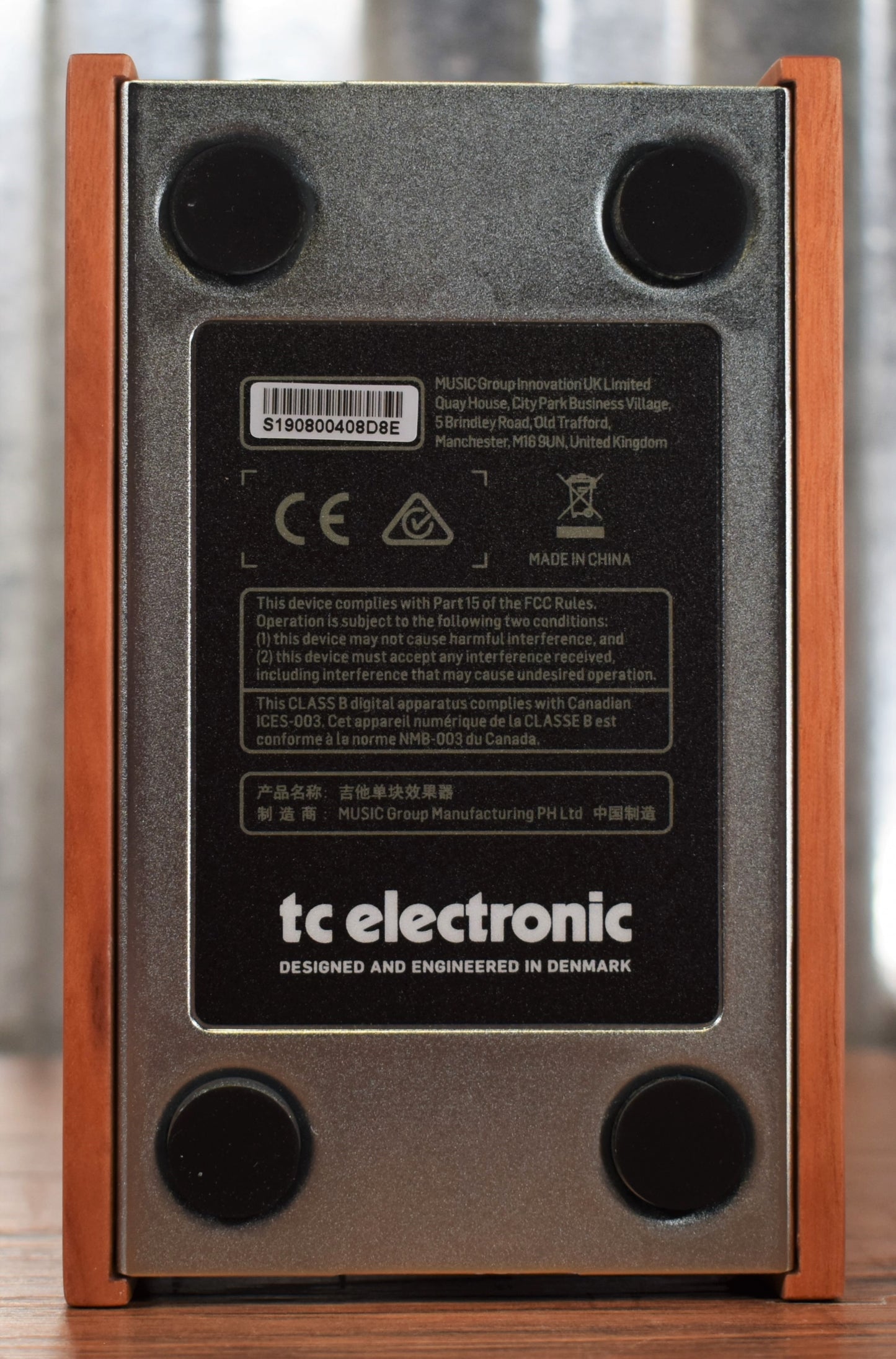 TC Electronic June-60 Stereo Chorus Guitar Bass Effect Pedal