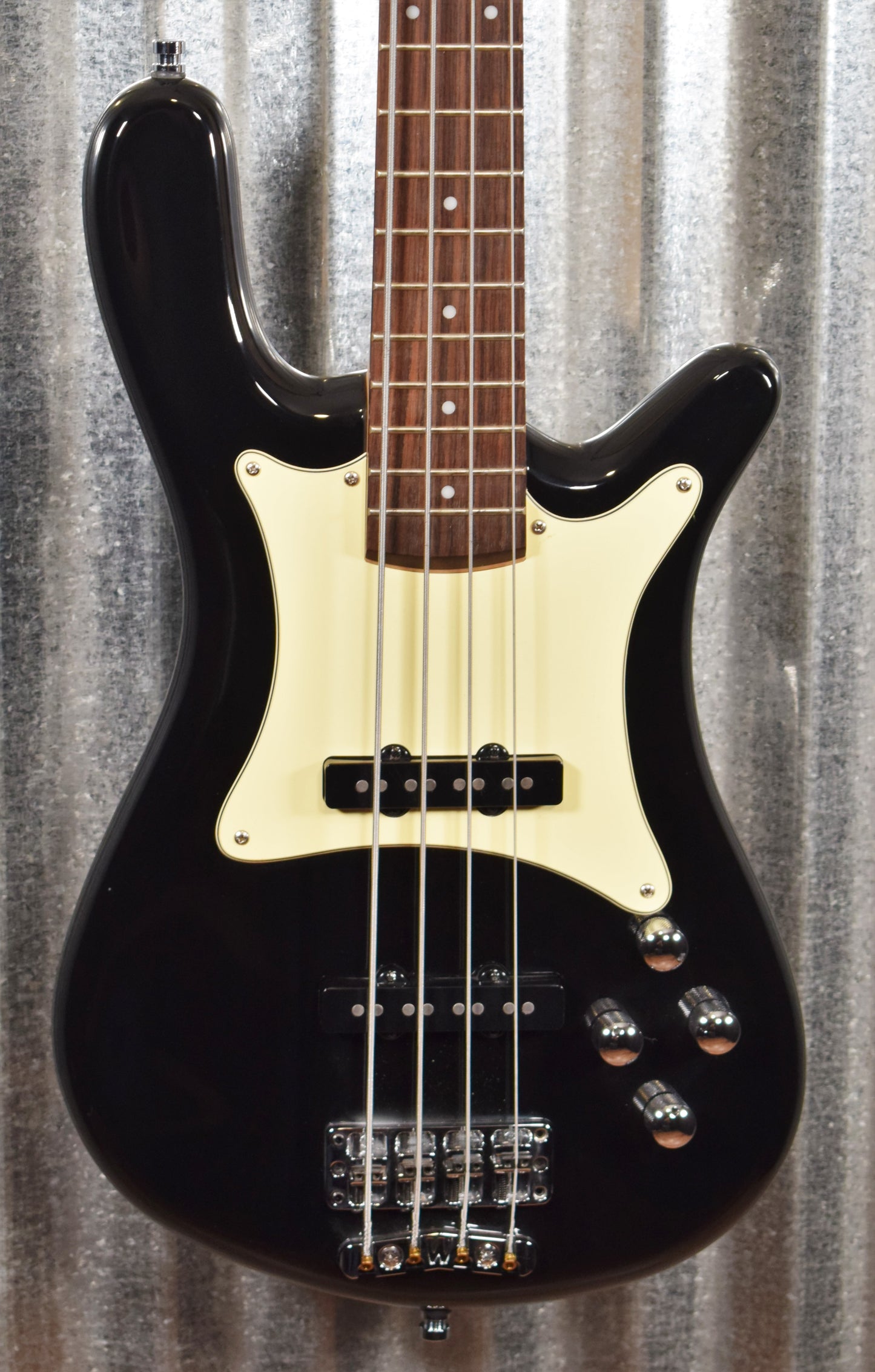 Warwick German Pro Series Streamer CV Classic Black 4 String Bass & Bag #6415 Demo