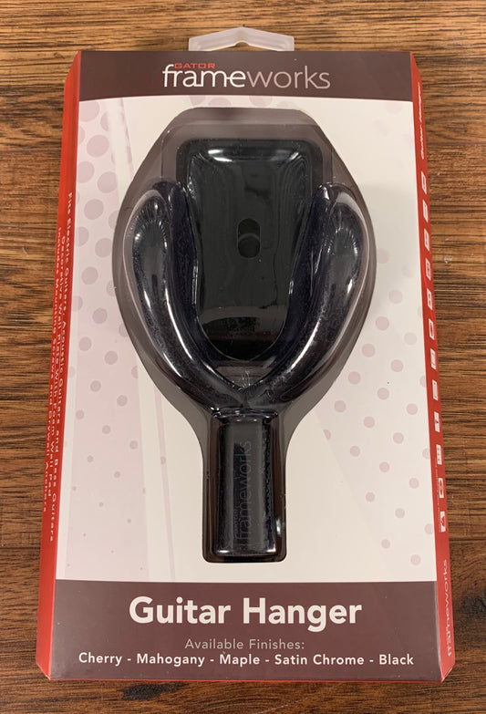 Gator Frameworks GFW-GTR-HNGRBLK Guitar Wall Hanger Black