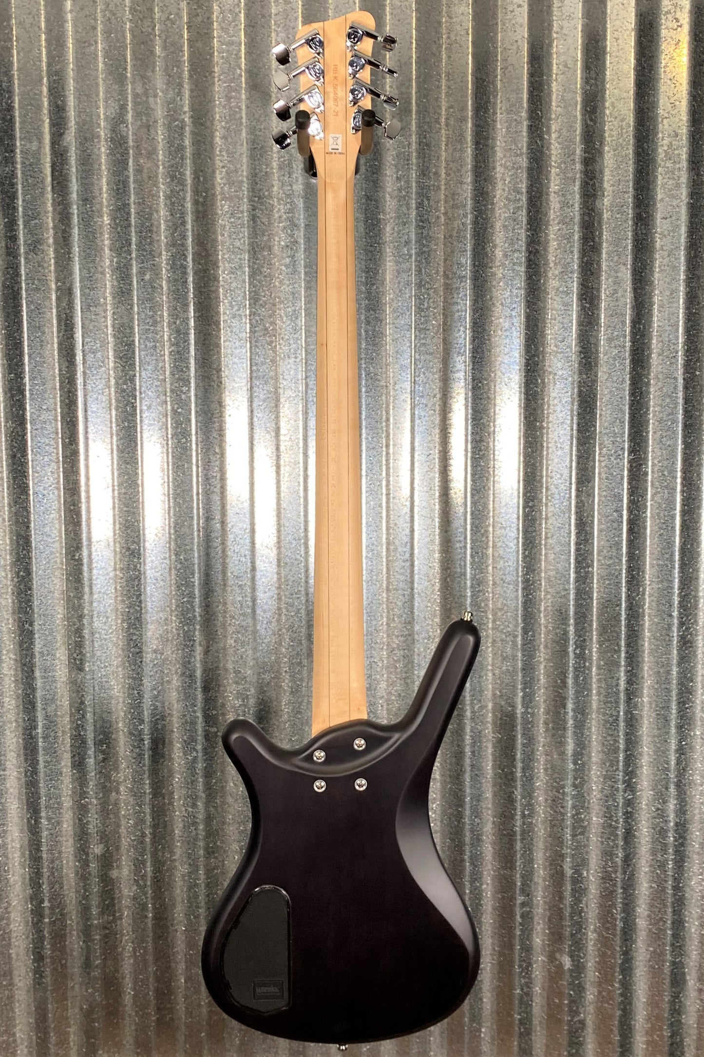 Warwick RockBass Corvette Basic Satin Nirvana Black Active 8 String Bass & Bag #6721