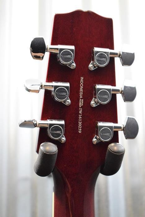 Hamer The Monaco Single Cut Cherry Sunburst Electric Guitar #259