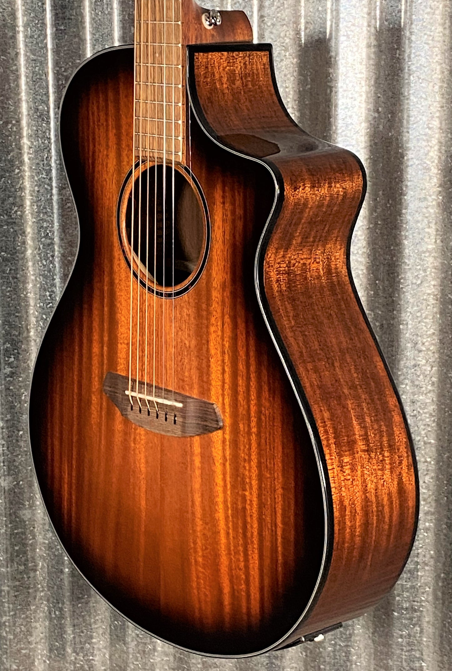 Breedlove Discovery S Concert CE Edgeburst Mahogany Acoustic Electric Guitar #1824