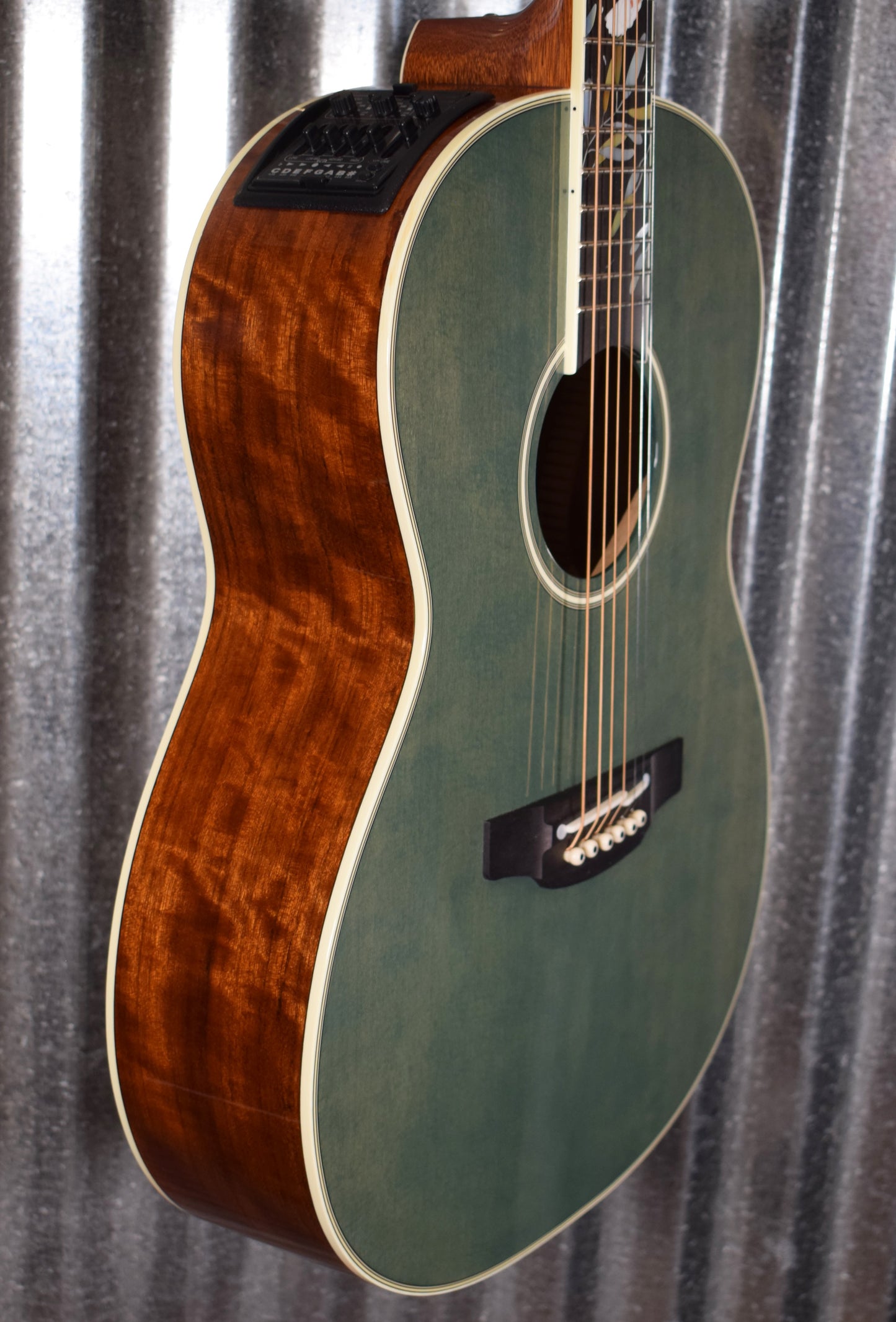 Takamine Limited Edition 2020 Peace Green Tea Acoustic Electric Guitar & Case LTD2020PEACE #0512 Used