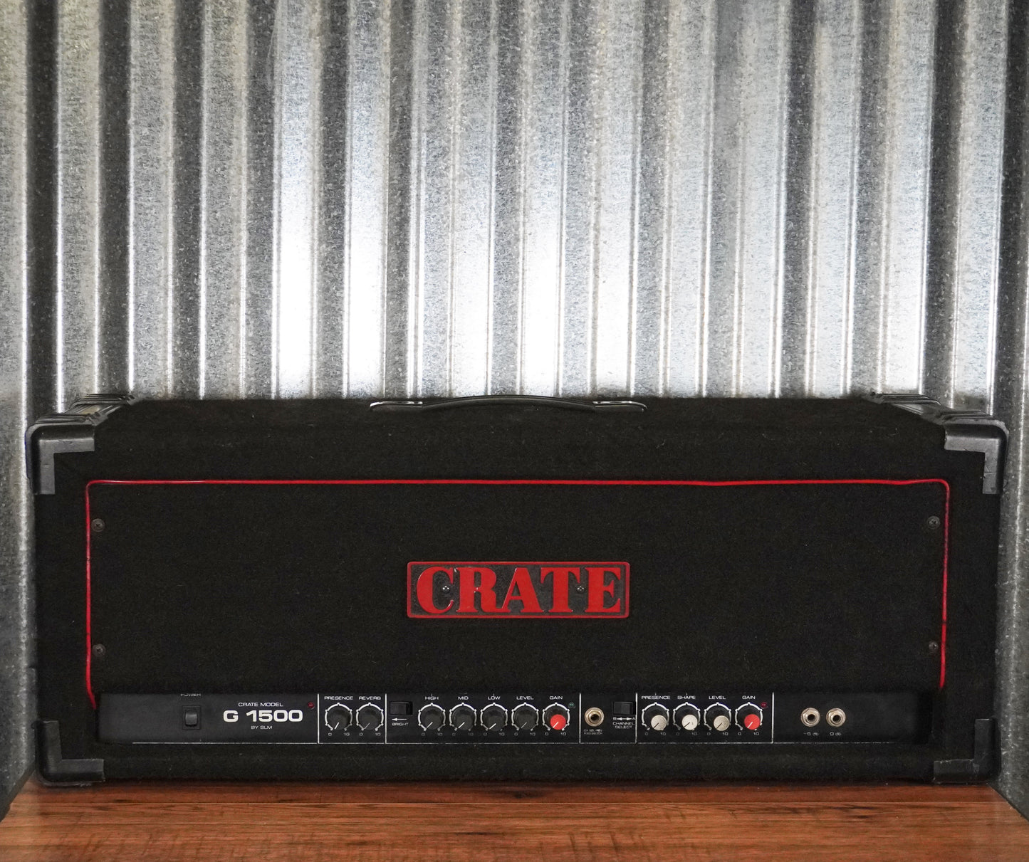 Crate USA G1500 150 Watt Two Channel Guitar Amplifier Head Used