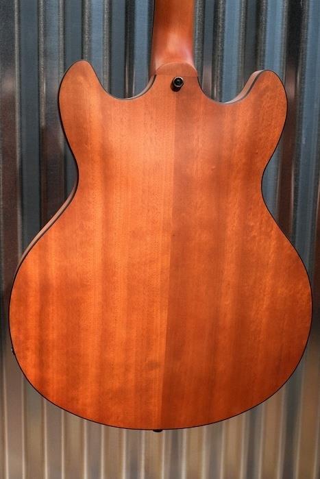 Washburn HB32DMK Distressed Matte Mahogony Semi Hollow Guitar & Case #008