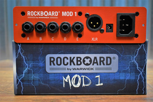 Warwick Rockboard MOD 1 Pedalboard Patchbay TRS 1/4" & XLR Module