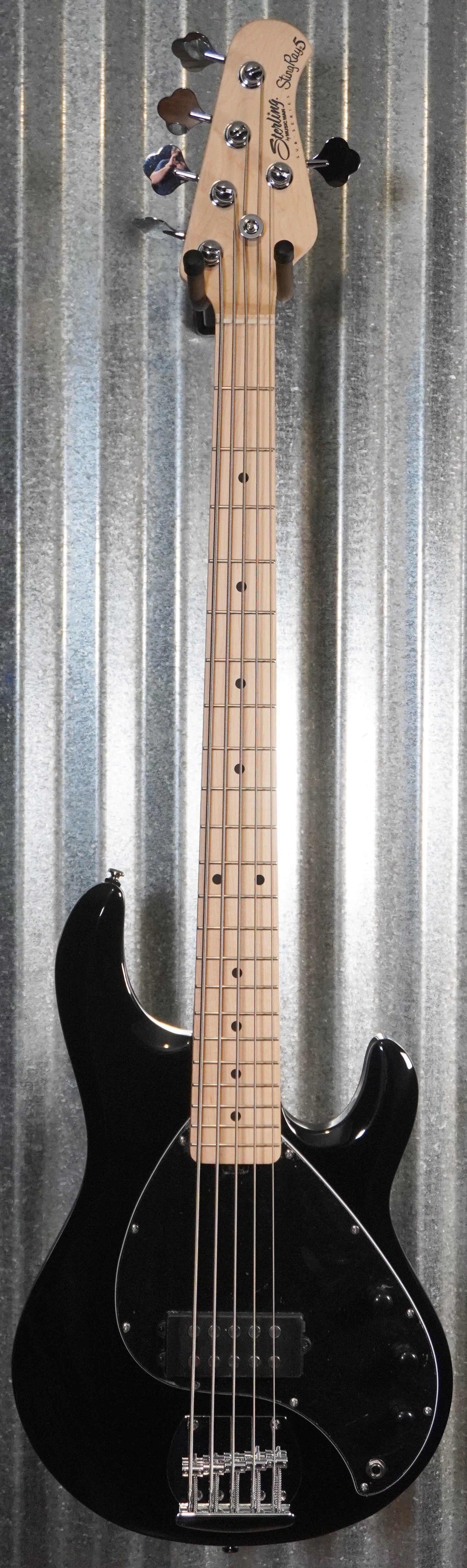Sterling by Music Man Stingray 5 String Bass Black RAY5-BK-M1 #1459
