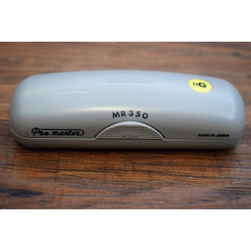 Suzuki Promaster MR-350 Deluxe 10 Hole Diatonic Harmonica Key of HG Hi G