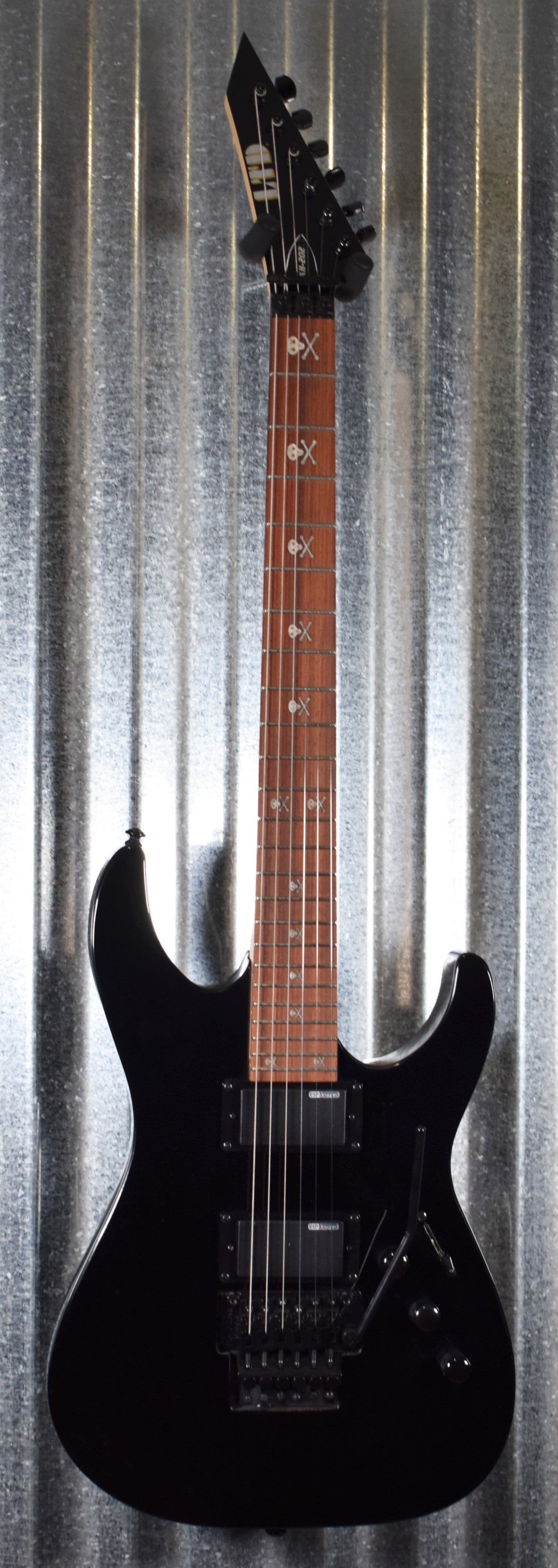 ESP LTD KH-202 Kirk Hammett Signature Gloss Black Guitar KH202 #1388
