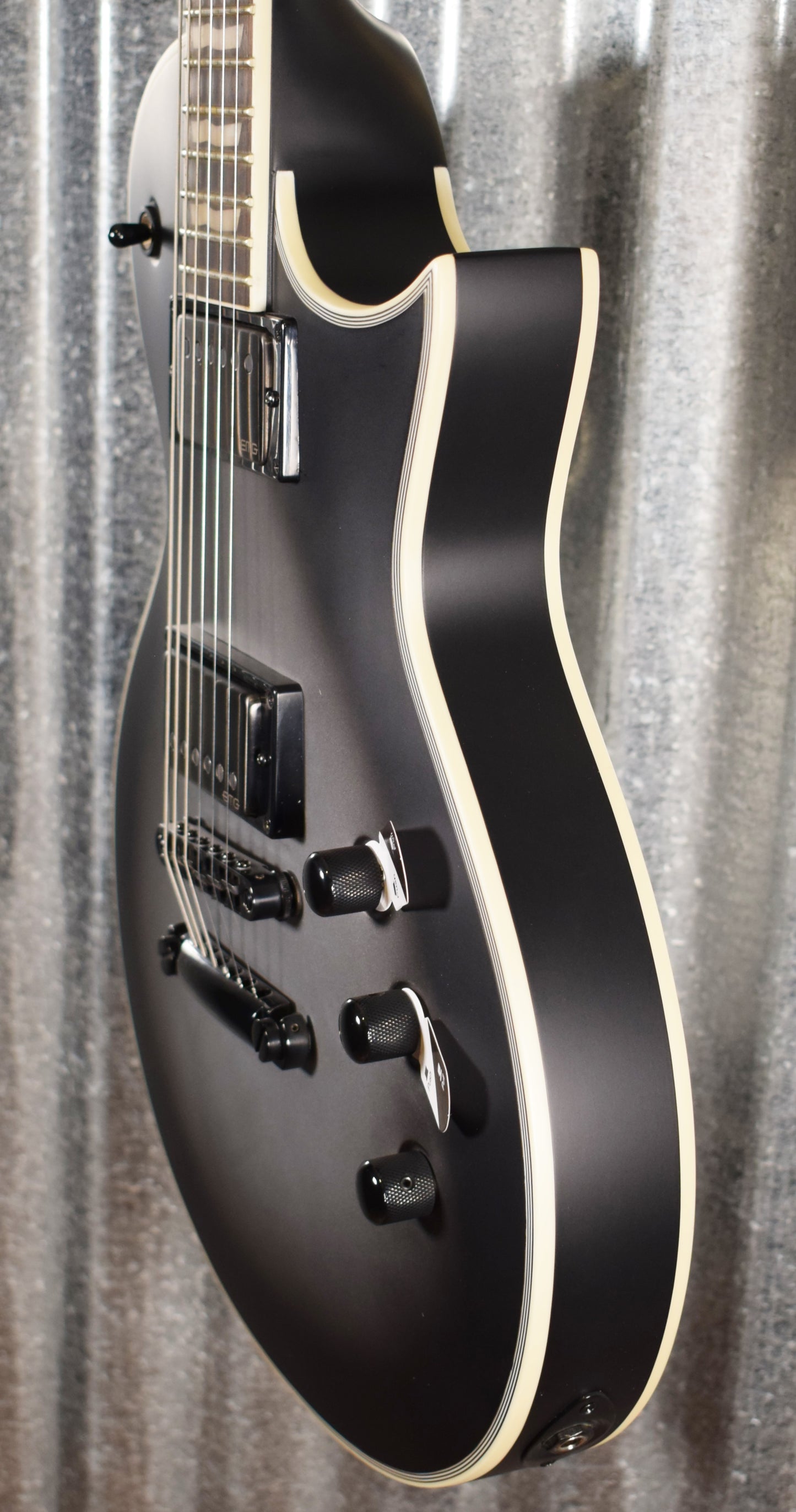 ESP LTD EC-1001T Custom Silver Sunburst Satin EMG Guitar EC1001TCTMSSBS #2237 B Stock