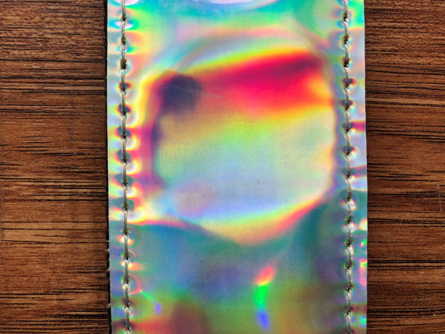 Levy's M7SC-SIL 2" Adjustable Vinyl Guitar & Bass Strap Silver Spectrum Rainbow