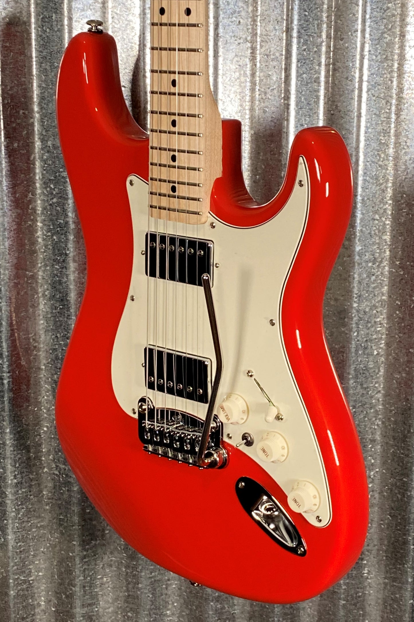 G&L USA Fullerton Custom Legacy HH Fullerton Red Guitar & Case Blem #7410
